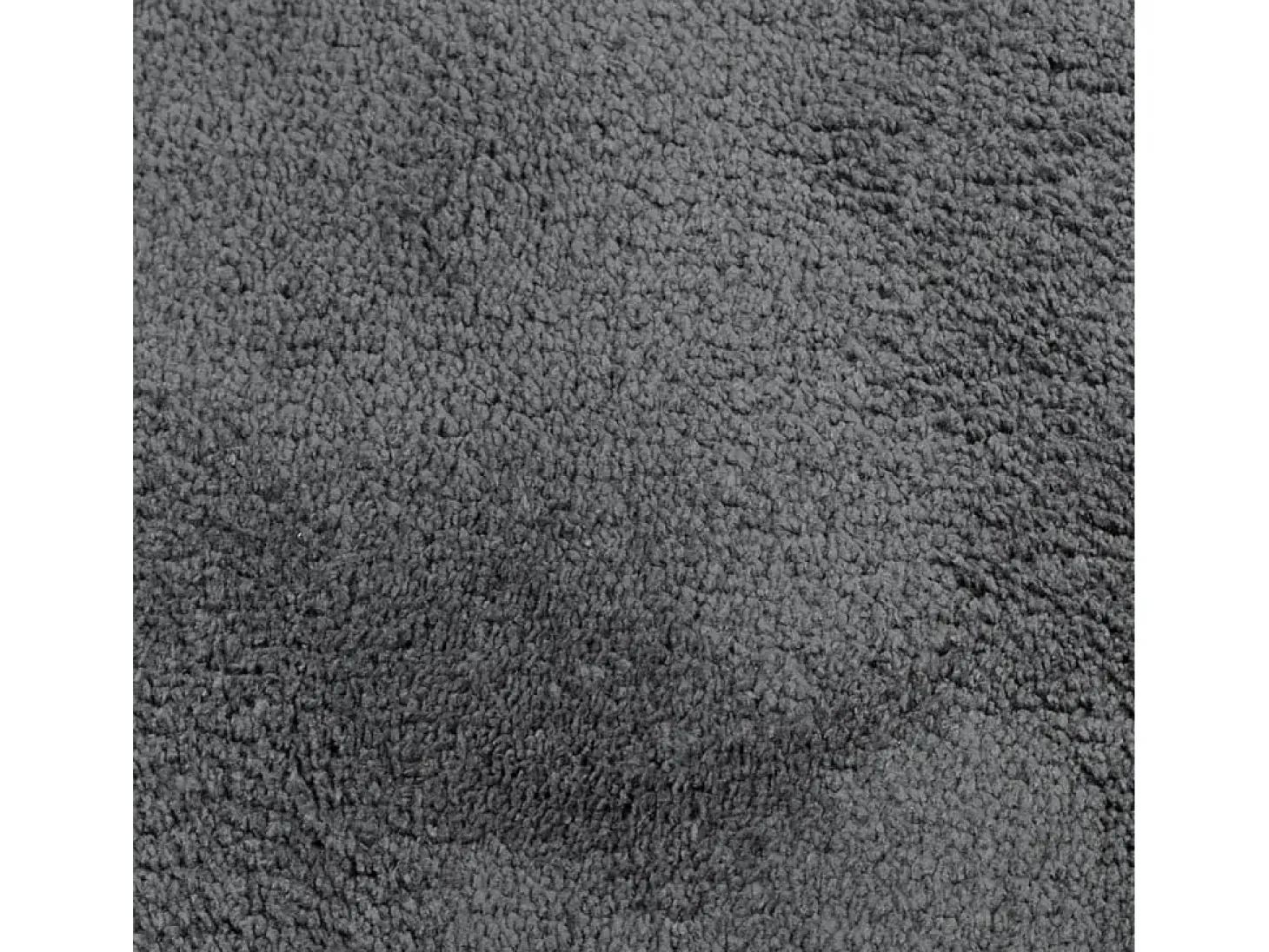 Alfombra de pelo corto OVIEDO gris antracita Ø 160 cm