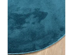 Alfombra de pelo corto OVIEDO turquesa Ø 160 cm