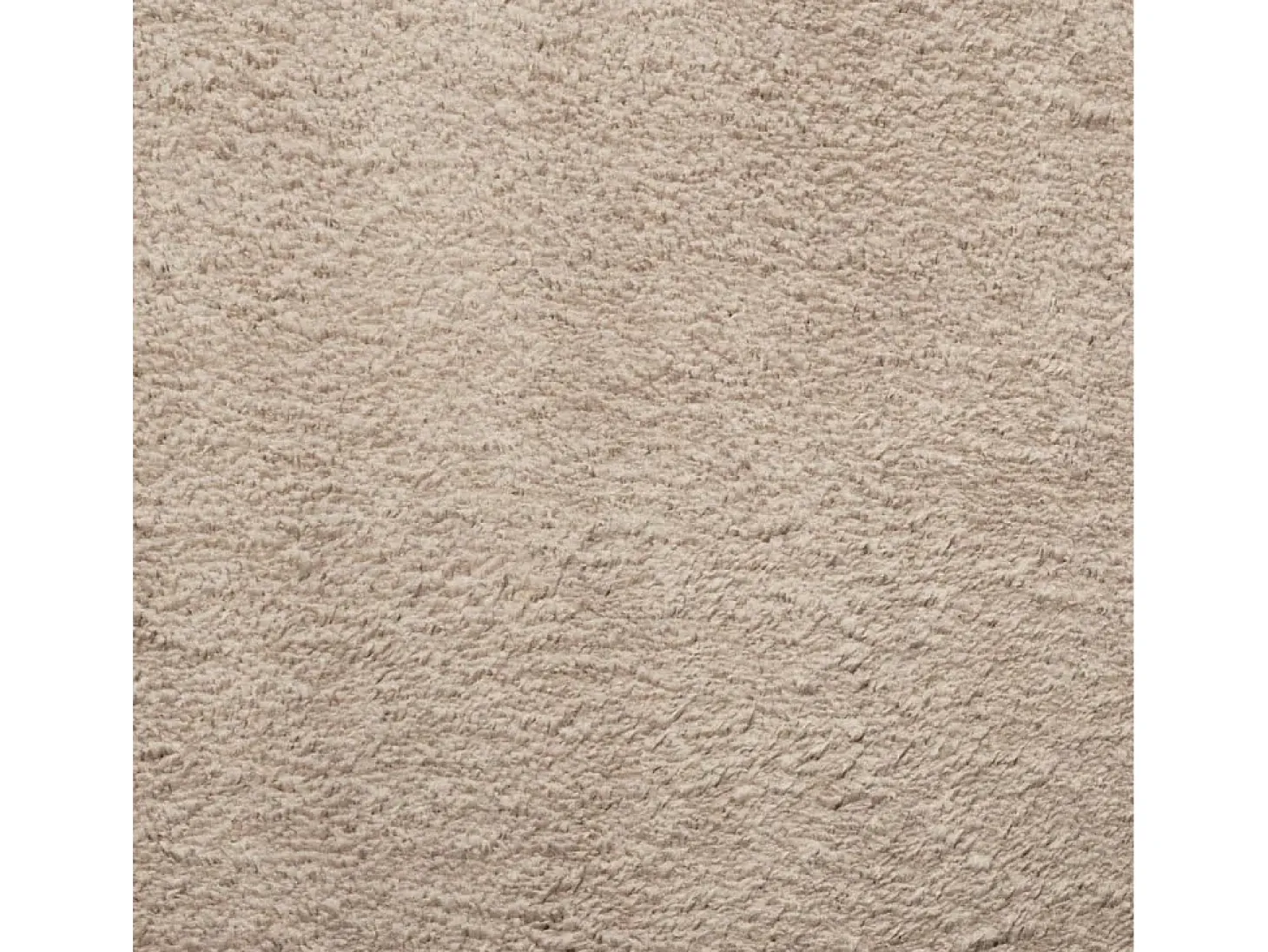 Alfombra de pelo corto suave lavable HUARTE arena Ø 80 cm