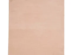 Alfombra de pelo corto suave lavable HUARTE rosado 160x160 cm ES17618