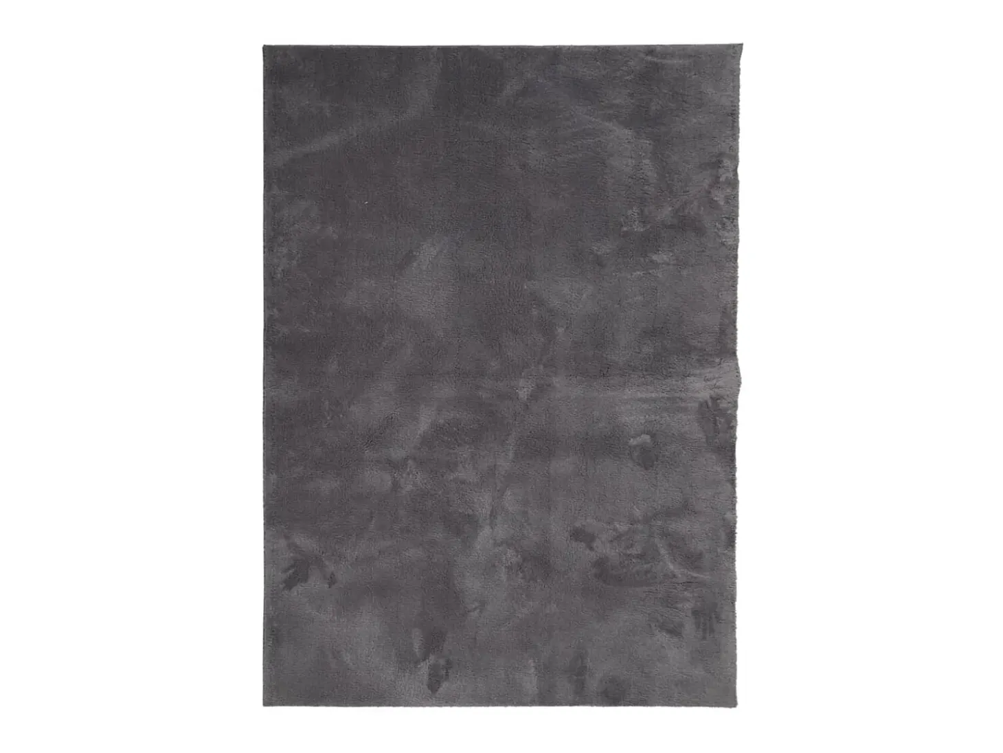 Alfombra de pelo corto suave lavable HUARTE antracita 240x340cm ES22369