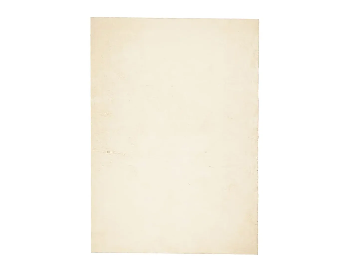 Alfombra de pelo corto suave lavable HUARTE crema 200x280 cm ES69275