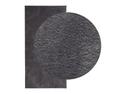 Alfombra de pelo corto suave lavable HUARTE antracita 100x200cm ES13414