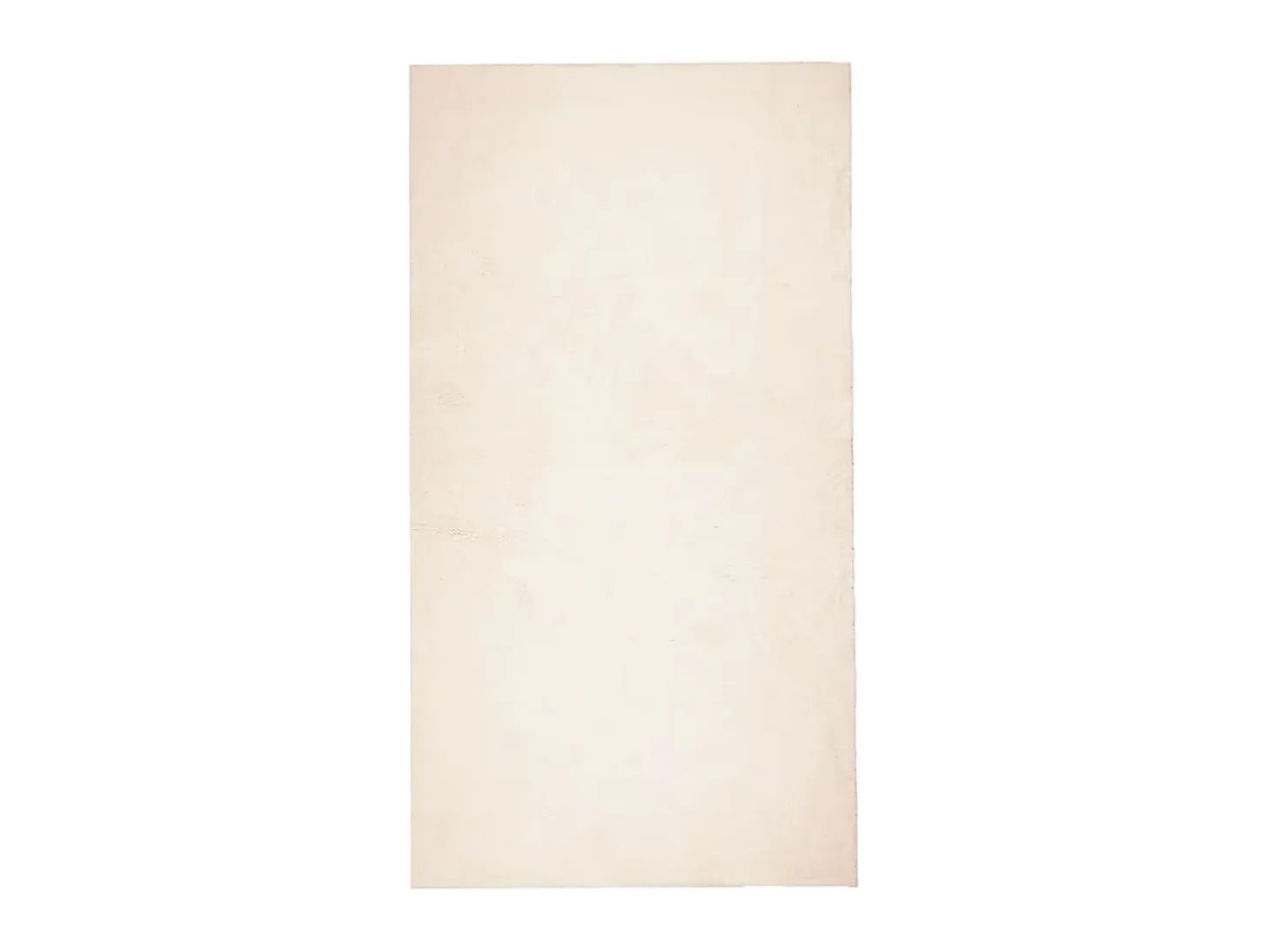 Alfombra de pelo corto suave lavable HUARTE beige 60x110 cm ES31813