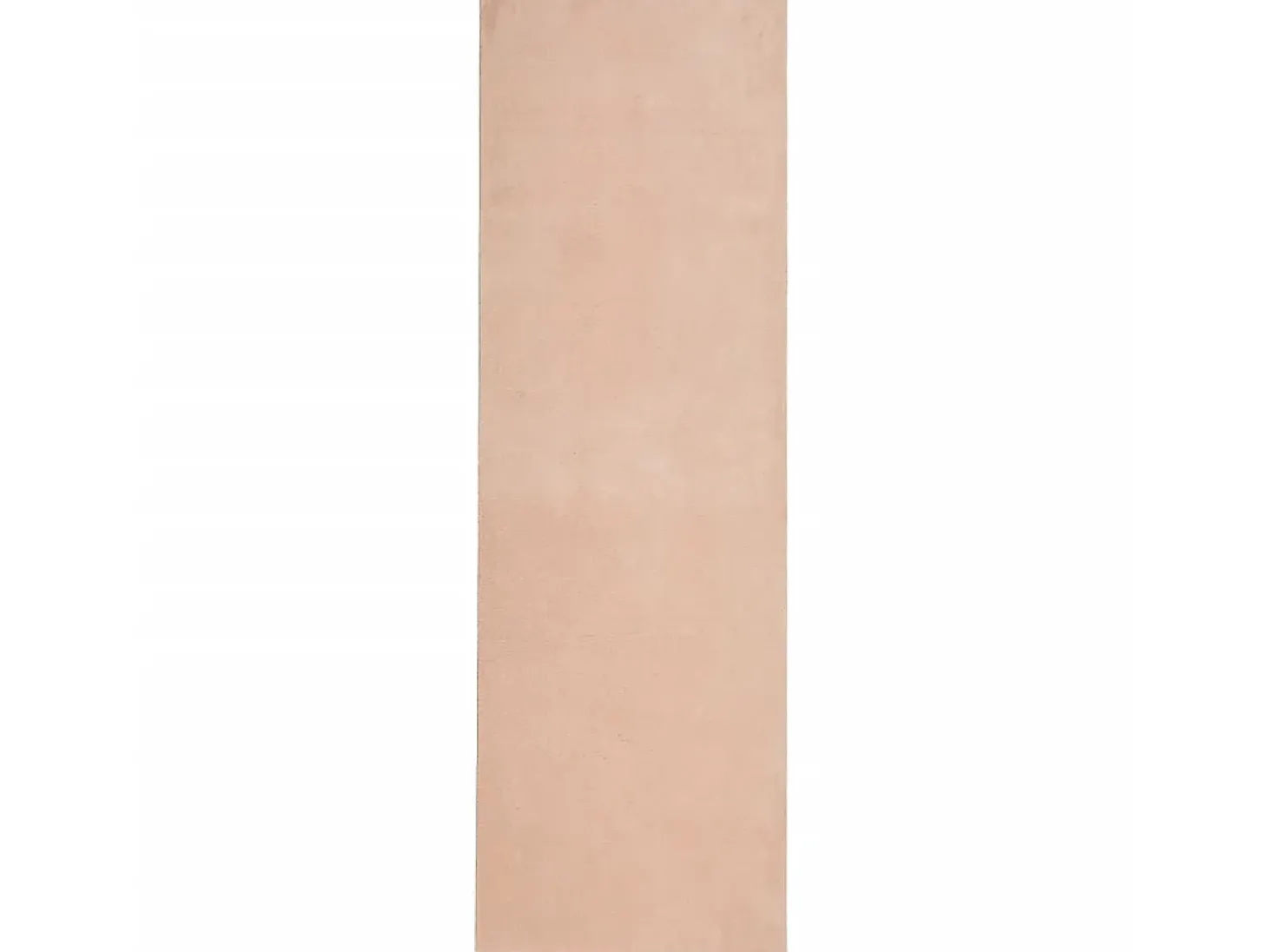 Alfombra de pelo corto suave lavable HUARTE rosado 80x250 cm ES44893