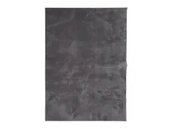Alfombra de pelo corto suave lavable HUARTE antracita 200x280cm ES74059