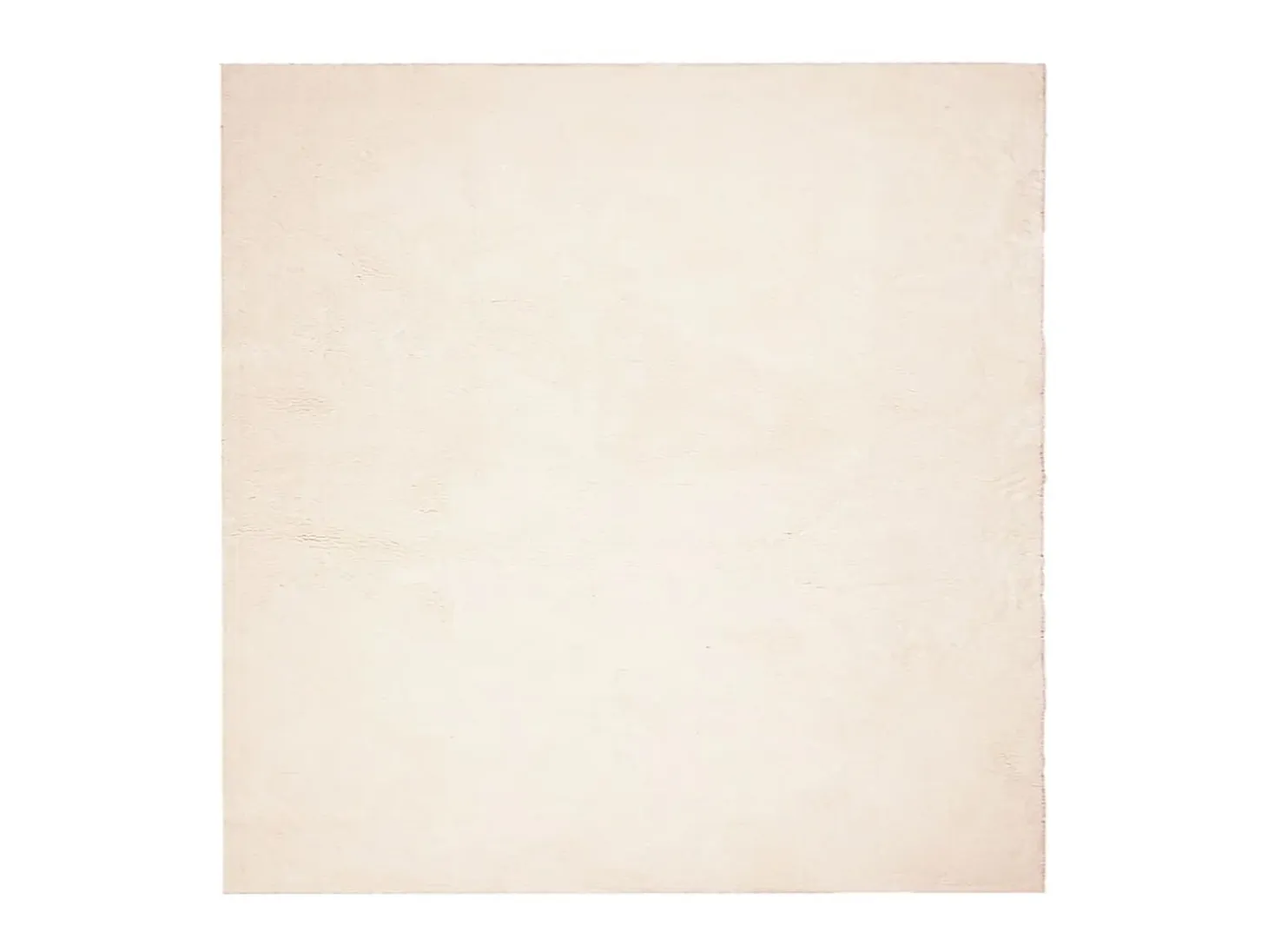 Alfombra de pelo corto suave lavable HUARTE beige 200x200 cm ES22174