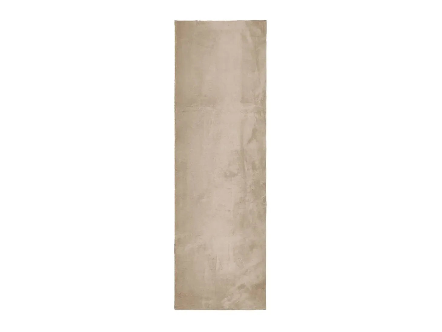 Alfombra de pelo corto suave lavable HUARTE arena 80x250 cm ES76107