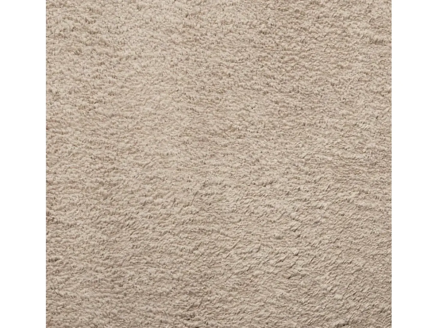 Alfombra de pelo corto suave lavable HUARTE arena Ø 120 cm