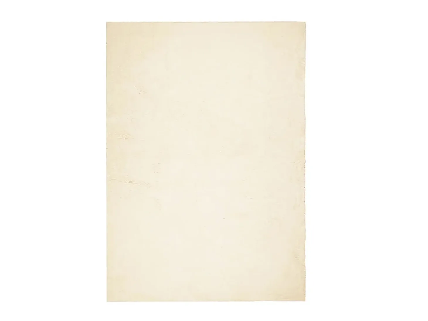 Alfombra de pelo corto suave lavable HUARTE crema 160x230 cm ES11921