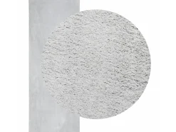 Alfombra de pelo corto suave lavable HUARTE gris 80x200 cm ES92035