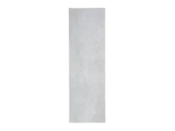Alfombra de pelo corto suave lavable HUARTE gris 80x250 cm ES24278