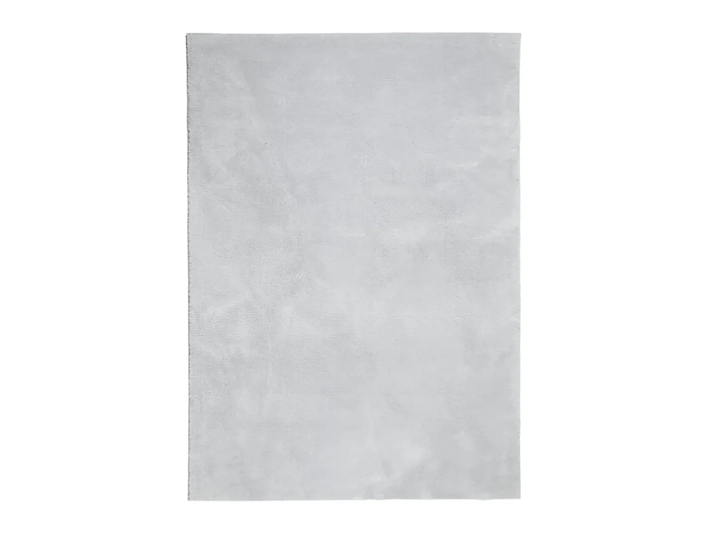 Alfombra de pelo corto suave lavable HUARTE gris 200x280 cm ES12638