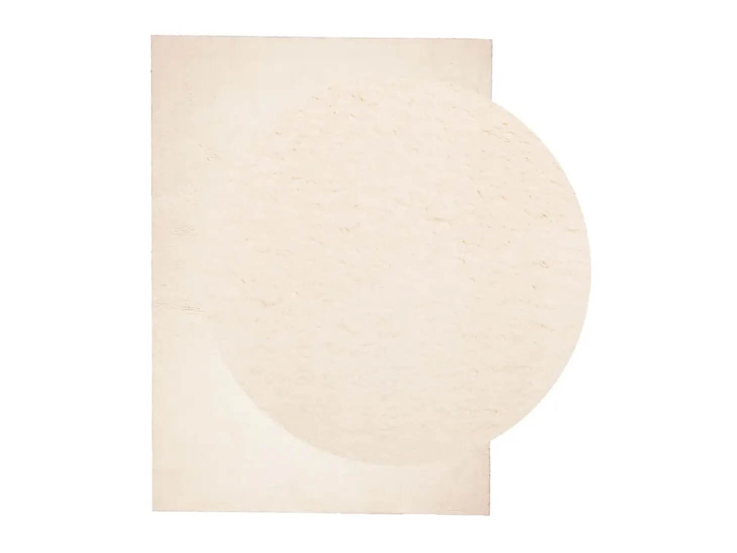 Alfombra de pelo corto suave lavable HUARTE beige 200x280 cm ES25830