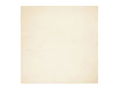 Alfombra de pelo corto suave lavable HUARTE crema 120x120 cm ES43880