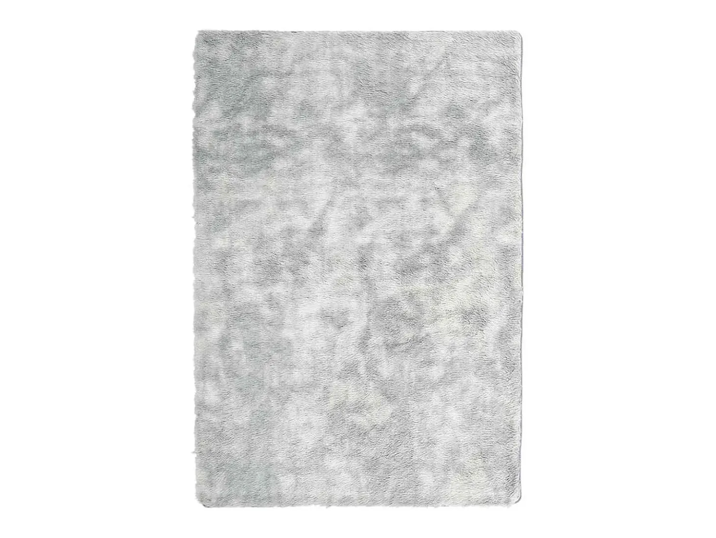 Alfombra de pelo largo gris plata NAVARRA 200x290 cm