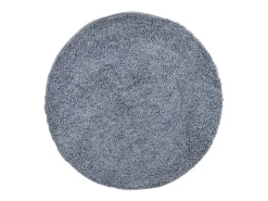 Alfombra de pelo largo moderna azul Ø 200 cm