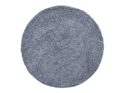 Alfombra de pelo largo moderna azul Ø 280 cm