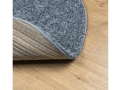 Alfombra de pelo largo moderna azul Ø 280 cm