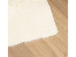 Alfombra de pelo largo NAVARRA crema 120x170 cm poliéster