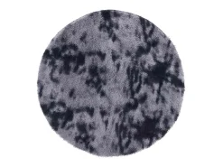 Alfombra de pelo largo NAVARRA gris oscuro 120x120 cm