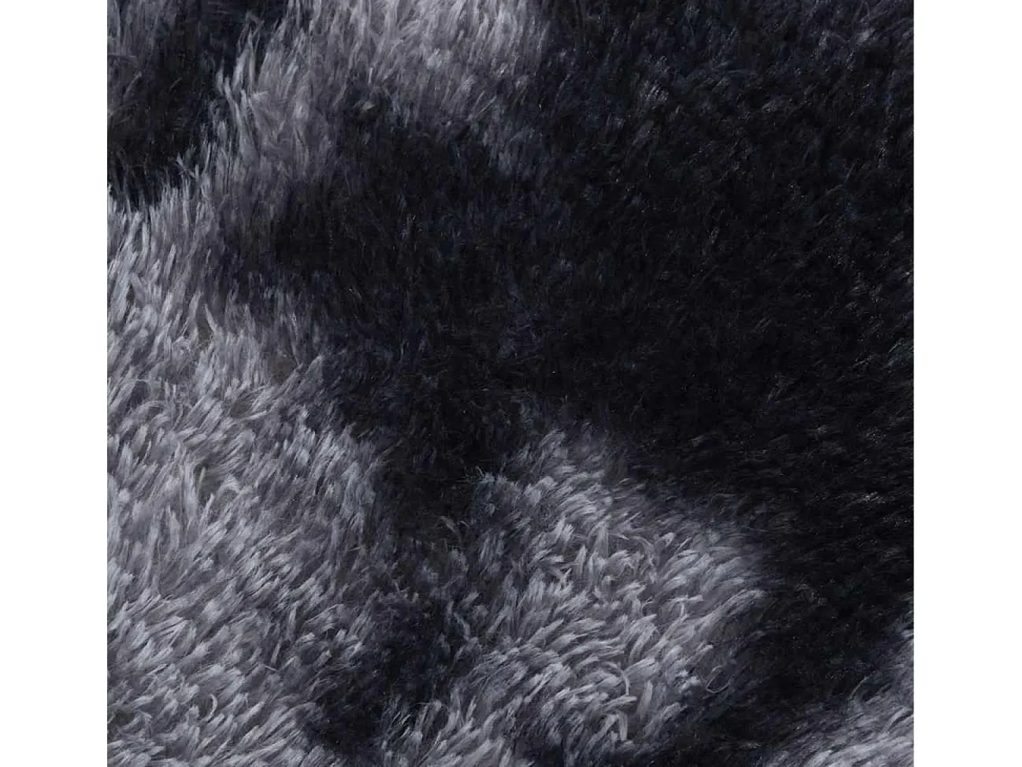 Alfombra de pelo largo NAVARRA gris oscuro 200x200 cm