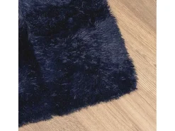 Alfombra de pelo largo NAVARRA azul marino 240x240 cm