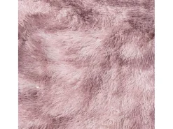 Alfombra de pelo largo NAVARRA rosa empolvado 160x160 cm
