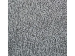 Alfombra de pelo largo NAVARRA gris claro 120x120 cm