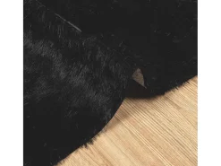 Alfombra de pelo largo negra NAVARRA 160x230 cm poliéster