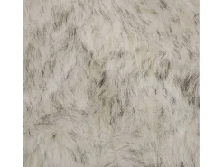 Alfombra de piel de oveja sintética mezcla de gris 60x90 cm ES48229