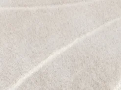 Alfombra de piel sintética en relieve con patrones circulares, 160 x 230 cm, Beige, PAOLISI