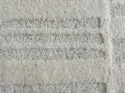 Alfombra de relieve 100% lana de Nueva Zelanda - 200 x 290 cm - 2000g/m2 - Marfil - DALILA