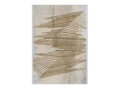 Alfombra de salón NOUR 300 x 400 cm - Oro