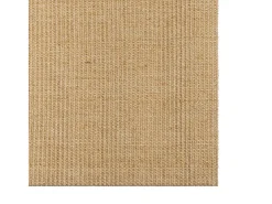 Alfombra de sisal natural 100x100 cm