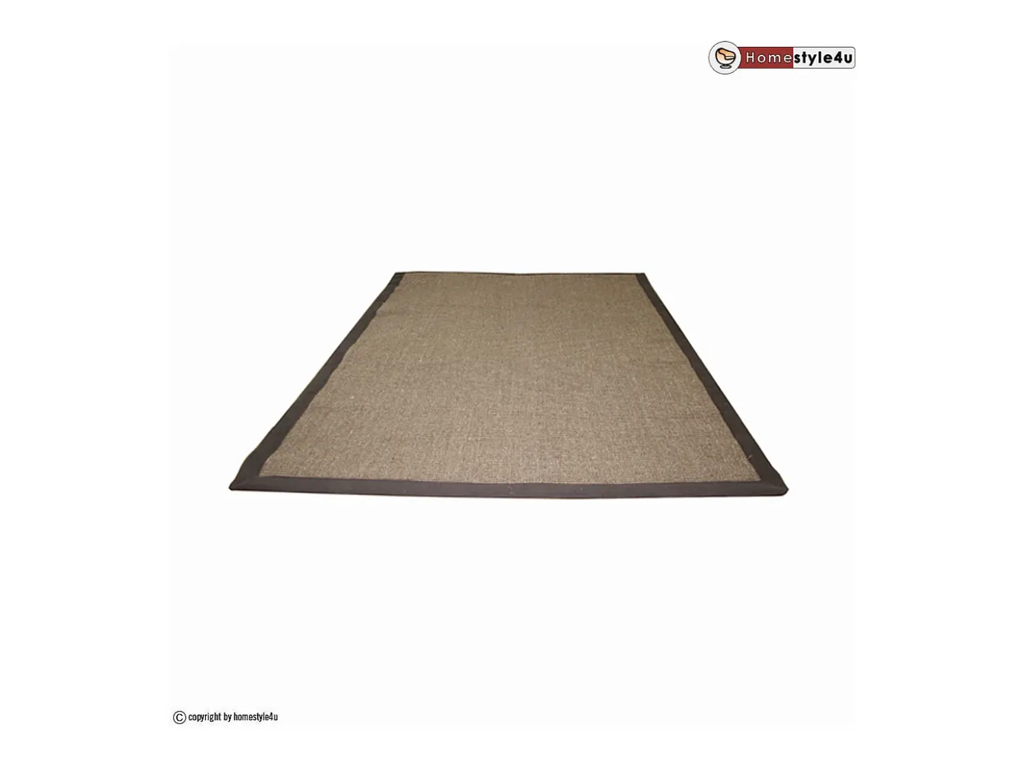 Alfombra de sisal 245x345 cm Marrón