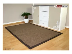 Alfombra de sisal 245x345 cm Marrón
