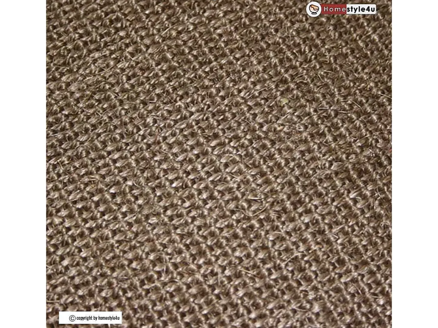 Alfombra de sisal 245x345 cm Marrón