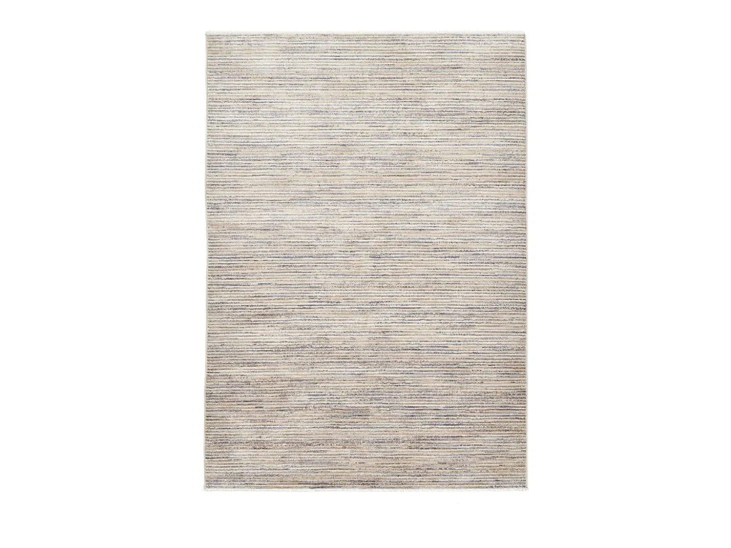 Alfombra de tejido plano con aspecto corto 240x340 cm Beige Corduletta