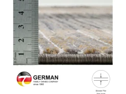 Alfombra de tejido plano con aspecto de patchwork 60x130 cm Beige Corduletta
