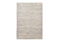 Alfombra de tejido plano con aspecto corto 80x150 cm Beige Corduletta