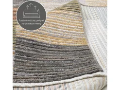 Alfombra de tejido plano con aspecto de patchwork 80x280 cm Colorido Corduletta