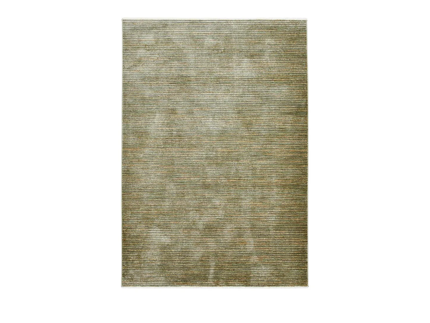 Alfombra de tejido plano con aspecto corto 40x60 cm Verde Corduletta