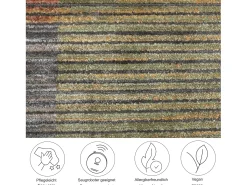 Alfombra de tejido plano con aspecto de patchwork 190x240 cm Colorido Corduletta