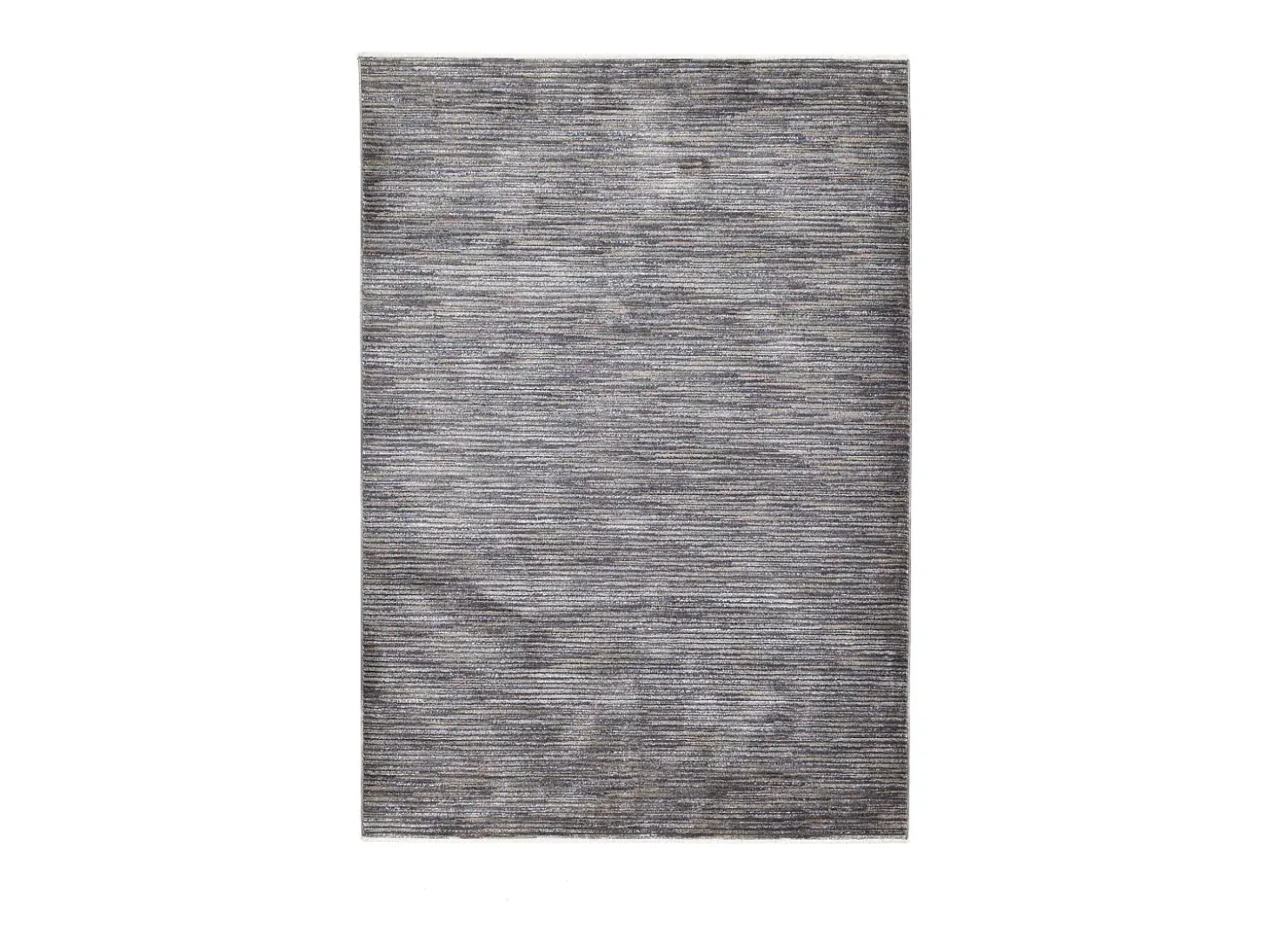 Alfombra de tejido plano con aspecto corto 180x280 cm Gris oscuro Corduletta