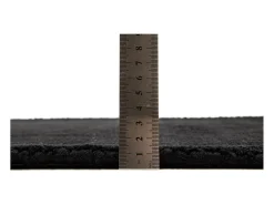 Alfombra de viscosa tejida a mano 140x200 cm Negro Shine