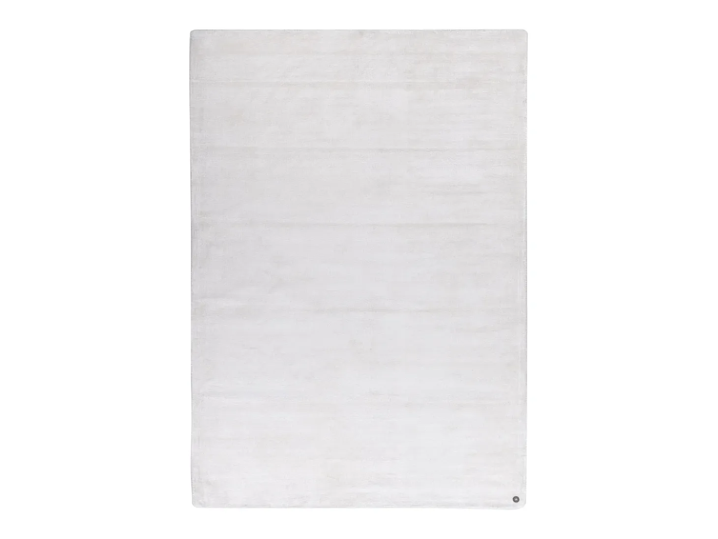 Alfombra de viscosa tejida a mano 50x80 cm Blanco Shine