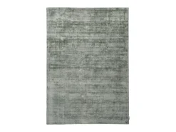 Alfombra de viscosa tejida a mano 140x200 cm Verde Shine