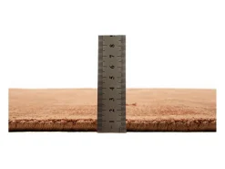 Alfombra de viscosa tejida a mano 85x155 cm Cobre Shine