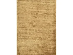 Alfombra de viscosa tejida a mano 160x230 cm Camello Shine